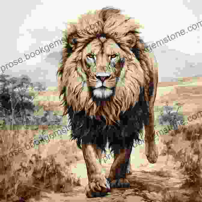 A Painting Of A Majestic Lion With Flowing Mane On A Savannah A Beginner S Guide To Chinese Brush Painting: 35 Painting Activities From Calligraphy To Animals To Landscapes