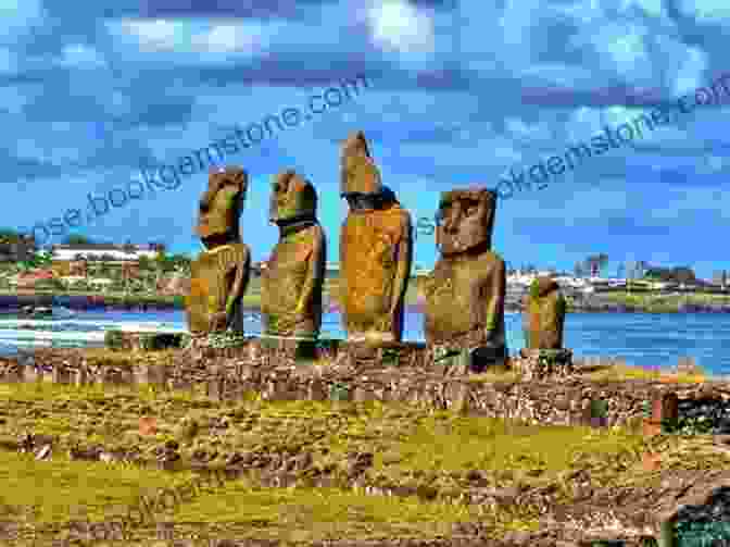A Panoramic View Of Easter Island's Iconic Moai Statues Against A Backdrop Of Rugged Coastline And Rolling Hills. Capturing Easter Island Robbie Freeman Shugart