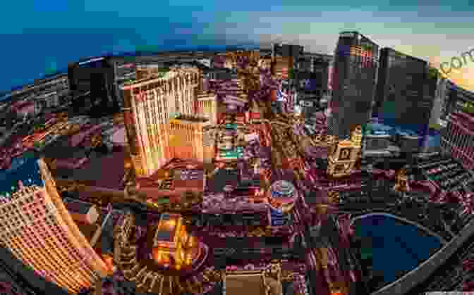 A Panoramic View Of Las Vegas's Skyline, With The Venetian Resort's Grand Architecture And The Bellagio's Cascading Fountains Taking Center Stage. Greetings From Las Vegas Peter Moruzzi