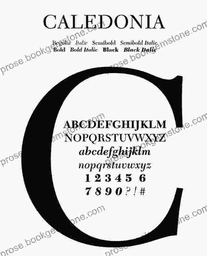 A Sample Of The Caledonia Typeface Designed By William Addison Dwiggins, Characterized By Its Readability And Elegance. William Addison Dwiggins: Stencilled Ornament And Illustration