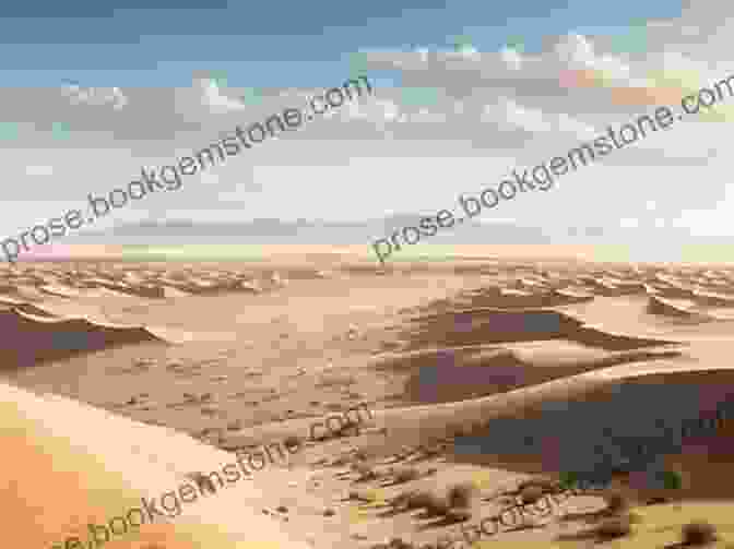 A Vast Desert Landscape With Rolling Sand Dunes And A Distant Cityscape The Winds Of Dune: Two Of The Heroes Of Dune