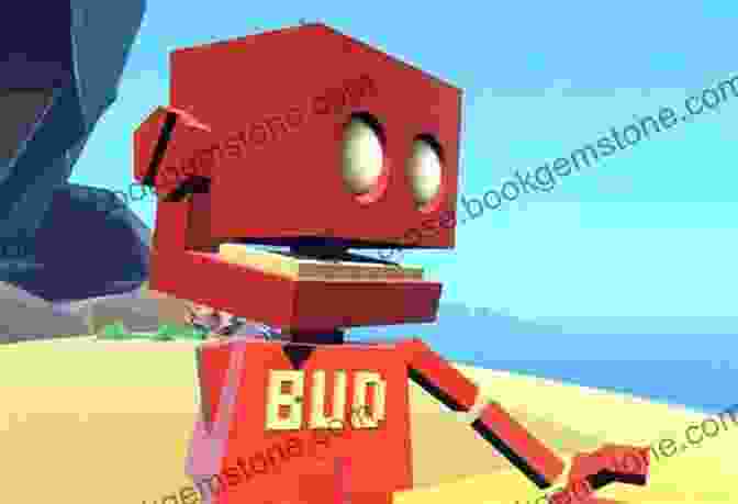 BUD, The Lovable Robot Protagonist Of Grow Up One Up, Standing Amidst A Breathtaking Landscape Grow Up (One Up 2)