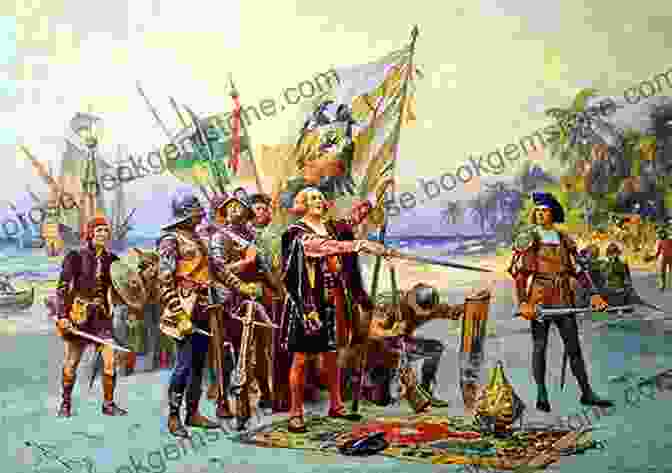 Christopher Columbus Landing In The Americas Silver Sword And Stone: Three Crucibles In The Latin American Story
