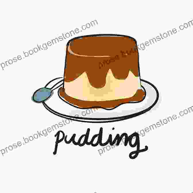 Cute Drawing Of A Winking Pudding. 101 Cute Foods With 101 Different Expressions (How To Draw)