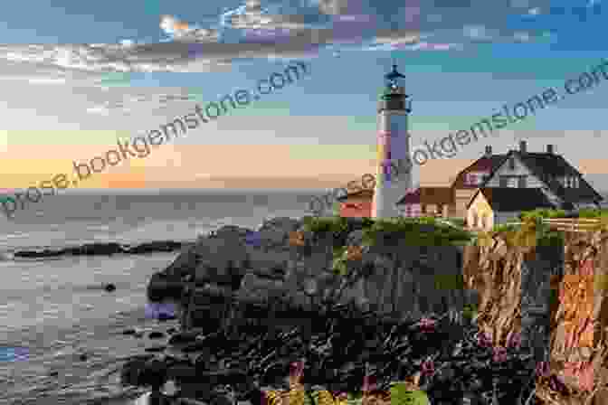 Exterior Of A Lighthouse With A Panoramic View Of The Ocean, Coastline, And Distant Mountains Lighthouses (Our Earth Collection) Relaxed Venues