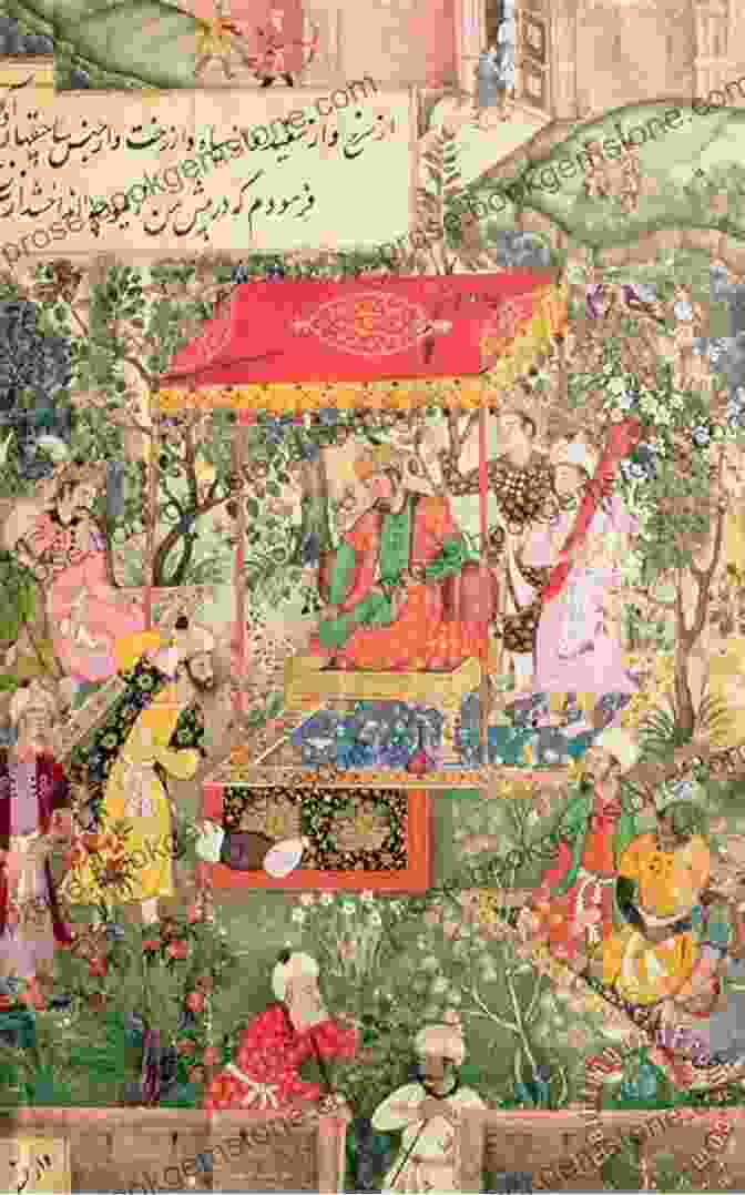 Painting Of Emperor Babur And Parvati Sharma Gazing Into Each Other's Eyes, Their Love Evident In Their Expressions The Story Of Babur Parvati Sharma