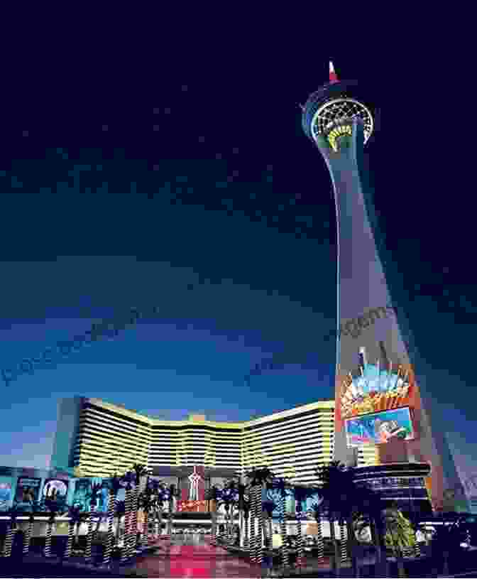 The Stratosphere Hotel And Casino, Illuminated Against The Night Sky, With A Ghostly Figure Hovering In The Foreground Haunted Las Vegas (Haunted America)