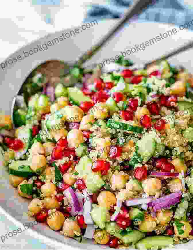 Vibrant Quinoa Salad With Chickpeas, Bell Peppers, And A Lemon Tahini Dressing Sous Vide Cookbook: 550 Selected Easy Recipes For Every Day