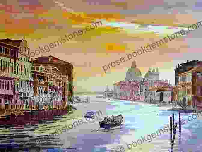 Watercolor Painting Of The Grand Canal, Venice By James Graham Baker Watercolor Compositions James Graham Baker
