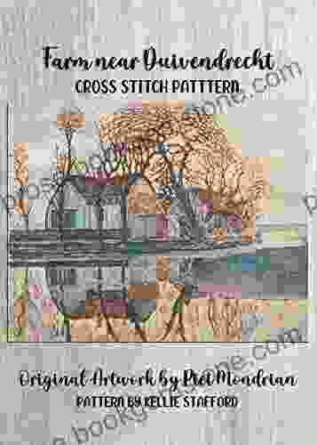 Farm Near Duivendrecht Cross Stitch Pattern: Original Artwork By Piet Mondrian